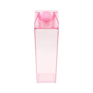 Gobelets en plastique carrés simples et de grande capacité en gros, transparents, avec couvercle rotatif et hermétique, pour la maison, bouteille de lait, vaisselle - Product Image 5