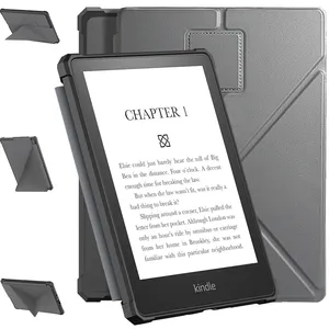 حافظة شبكية من جلد البولي يوريثان للصدمات ، من أجل Kindle Paperwhite 11th inch الوعرة