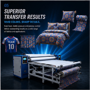 Presse à Chaud Automatique Robuste à Rouleau Pneumatique pour Transfert de Grands Motifs sur Tissus et Vêtements – Nouveauté - Product Image 5