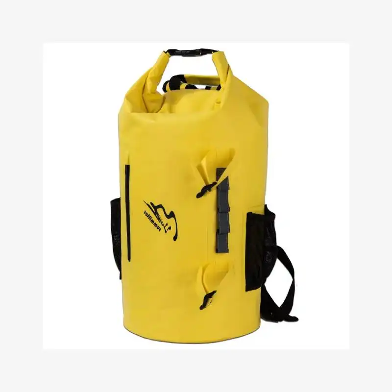 Открытый ПВХ Водонепроницаемый сухой мешок океан рюкзак для катания на лодках и кемпинга с водонепроницаемым сухим мешком с карманом на молнии