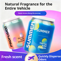 Diffuseur d'air pour voiture en forme de canette de cola créative, décoration aromathérapeutique solide, parfum longue durée pour l'intérieur du véhicule