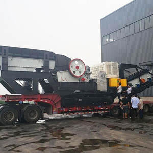 Offre Spéciale Station de concassage à mâchoires automatisée sur chenilles, installation mobile de concassage de roches minérales pour les industries minières et de la construction - Product Image 5