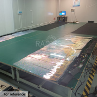 Pantalla holográfica LED para interiores Pantalla de pared de video de 65 pulgadas Escaparate de pared de vidrio Proveedor de pantalla digital