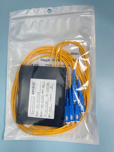 Fiber to the Home Networks Passive Optical Network 1*4 Fiber Optics ABS Splitter for Telecomunicaciones NAP FTTH <b>Box</b> - Product Image 3