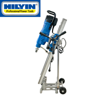 HILYIN DLCD40S3 Perceuse à noyau diamanté à trois vitesses 400/300/150 mm avec affichage électronique pour béton, maçonnerie et construction murale