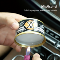 Gels désodorisants modernes pour voiture en gros, décoration intérieure automobile, parfum longue durée à énergie solaire, accessoires de voiture, parfum d'intérieur