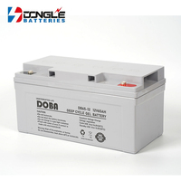 Batteries solaires au gel au plomb Dongle Factory Direct DB65-12 12V 65Ah pour systèmes de stockage télécom