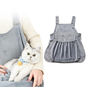 Delantal de bolsillo para gatos, bolsa de transporte para gatos, delantal de aseo para mascotas con manos libres, transportadores de mascotas de lujo, productos de viaje para gatos y perros pequeños - Product Image 1