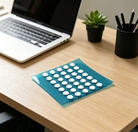 Autocollant de tapis de souris personnalisable en PTFE à petits points, résistant à l'usure, faible friction, vente en gros d'usine, faible MOQ