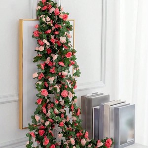 ดอกกุหลาบประดิษฐ์ CH แบบแขวนผนัง ตกแต่งงานแต่งงาน มีสองสี - Product Image 5
