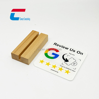 Support de carte NFC 13,56 MHz en acrylique étanche avec impression de logo couleur personnalisée, code QR, distance de lecture de 1 à 10 cm, pour usage hôtelier, compatible Google