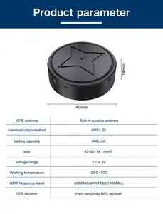 Traceur GPS <span class=keywords><strong>2023</strong></span> en temps réel avec SOS, dispositif anti-perte pour voiture, moto, camion, traceur GPS pour voiture, animal de compagnie, antivol, mini universel PG12 - Product Image 2