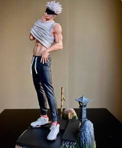 Estatua de Resina Personalizada de Gojo Satoru GK, Pose de Hombre Musculoso, Detalles Musculares, Figura Coleccionable de Anime, Perfecta para Exhibir y Regalar - Product Image 2