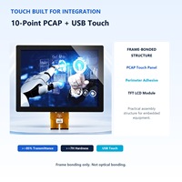 19 Zoll Industrieller Touchscreen LCD-Panel 10-Punkt PCAP 450 Nits LVDS USB Touch-Display-Modul für Automatisierungsgeräte