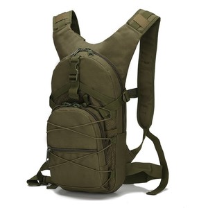 Mochila táctica para senderismo al aire libre, mochila pequeña de tela Oxford impermeable para mujer, correas de tela de color sólido de talla única - Product Image 2
