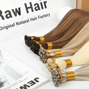Extensions de <span class=keywords><strong>cheveux</strong></span> Remy naturels à double trame épaisse, tissées à la main, en gros, <span class=keywords><strong>cheveux</strong></span> russes bruts - Product Image 1