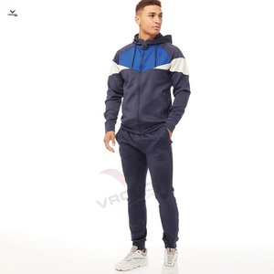 Venta al por mayor de chándal de jogging de forro polar personalizado para hombre, diseño de cremallera con capucha para ejercicio de invierno, gama de estampado sólido, hilo teñido - Product Image 6