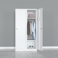 Casier de rangement ventilé en acier verrouillable |   Armoire en métal durable pour chambre à coucher, salle de sport, usage commercial
