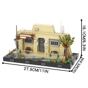Space Wars <span class=keywords><strong>The</strong></span> Mandalorian Petite maison Mini Action sans figurine Ensembles de blocs de construction Jouets Kit de construction MOULD KING - Product Image 2