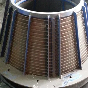 stainless steel centrifuge wedge wire basket for industry centrifuge basket vibrating screen mine selection