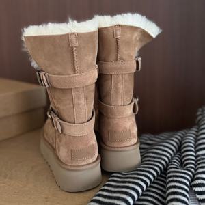 Botas Uggs de Alta Calidad 2026 para Mujer, Botas de Invierno Cómodas y Cálidas, Antideslizantes, de Piel de Oveja Genuina, Botas Altas hasta el Muslo - Product Image 4