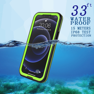 Rái Cá hộp rõ ràng điện thoại di động Trường hợp 360 đầy đủ bảo vệ điện thoại di động Bìa trường hợp trong suốt cho lặn bơi - Product Image 3