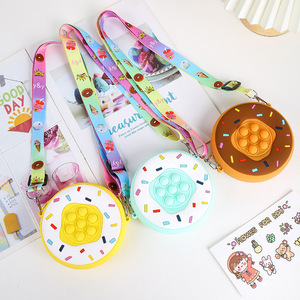 Enfant en bas âge sac à bandoulière enfants beignet épaule sac à dos <span class=keywords><strong>Pop</strong></span> beignet sac à main Mini porte-monnaie pour petite fille - Product Image 2