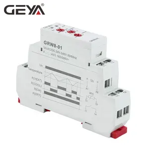 GEYA GRW8-01 AC/DC24V〜240V温度モニタリングDINレール購入リレーpt1024vdc電圧モニター