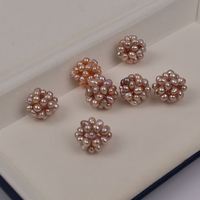 Perles baroques colorées tissées à la main, perles de culture d'eau douce de taille personnalisée pour la fabrication de bijoux