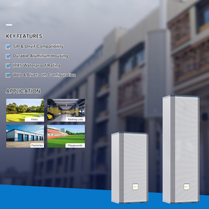 Ngoài trời không thấm nước IPX5 Hợp kim nhôm Cột loa thời tiết thiết kế với Built-<span class=keywords><strong>in</strong></span> khuếch đại kỹ thuật số - Product Image 6