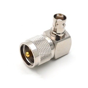 High leistung voll messing RF Coaxial rechten winkel <span class=keywords><strong>90</strong></span> grad <span class=keywords><strong>BNC</strong></span> weibliche zu UHF stecker - Product Image 2