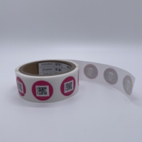 Etiqueta Adhesiva Anti-metal NFC con Impresión de Logotipo Personalizado, Etiqueta con Chip NTAG 213 Grabable
