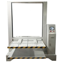 Máquina de prueba de compresión de cartón corrugado, microordenador, probador de compresión de caja de 500kg