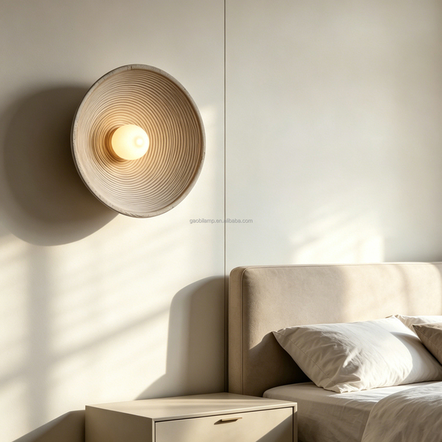 Simple Modern Wholesale LED Wall Lamp Indoor Home Decorative Lighting Wall Lamp Resin Fixture for Bedroom
