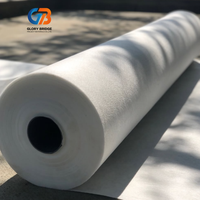 Géotextile non tissé en polypropylène à succès pour le renforcement des sols, tissu géotextile aiguilleté en PP pour la construction routière