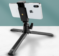 Ağır Hizmet Tipi Alüminyum Tripod Mini Masa Kamera Sabitleyici Standı Projektör Vlog Selfie Tripod Standı Profesyonel Metal Premium