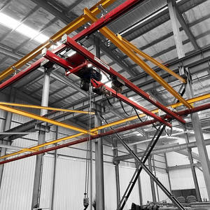 Indoor Workstation Rigid Freestanding <b>Bridge</b> <b>Crane</b> 1.8 Ton Motor Core Component with 7.5m Lifting Height Ground/Remote Control - Product Image 3