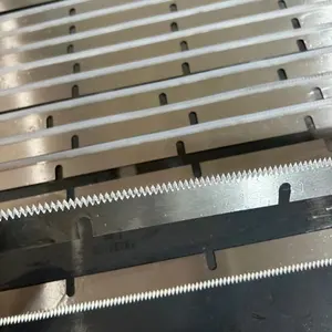 Lâmina serrilhada dentada para máquina de embalagem, faca longa de 800 mm para corte