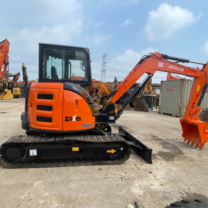 Escavatore <span class=keywords><strong>HITACHI</strong></span> ZX55USR da 5 Tonnellate Usato Pronto all'Uso, Macchina da Scavo Economica di Seconda Mano per Sviluppo del Terreno - Product Image 1