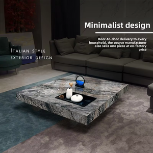 Mesa de Centro de Estilo Italiano Moderno y Simple, Estilo Wabi-Sabi, Minimalista, de Lujo, Duradera, de Madera de Abedul, Muebles <span class=keywords><strong>para</strong></span> Sala de Estar - Product Image 2