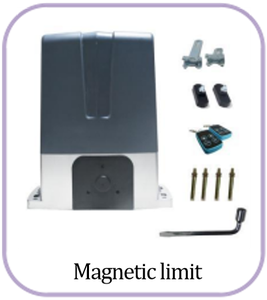 Conception sûre industrielle résistante de la basse tension 36V de moteur de porte coulissante de C. C de 4500KG avec la protection humaine pour des zones industrielles - Product Image 3