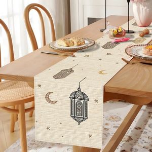 Nappe islamique pour les célébrations du Ramadan et de l'Aï<span class=keywords><strong>d</strong></span>, tissu à séchage rapide et résistant aux plis, parfait comme cadeau pour les réceptions familiales musulmanes - Product Image 2
