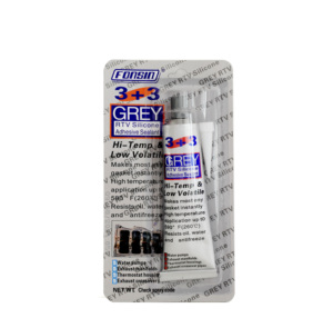 مانعات التسرب السيليكون متعددة الأغراض ذات نوعية جيدة 3 + 3 مواد لاصقة صانع طوقا رمادي RTV - Product Image 1
