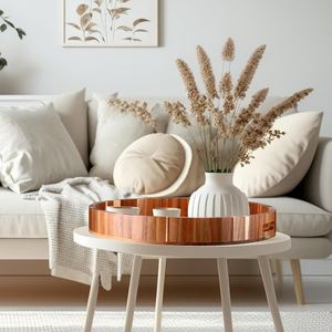 50 Cm Gỗ Keo Phục Vụ Khay Với Nặng Xử Lý Lớn Khay Gỗ Cho Ăn Uống Dịch Vụ Thực Phẩm Nhà Bếp Phòng Khách Trang Trí Nội Thất - Product Image 4