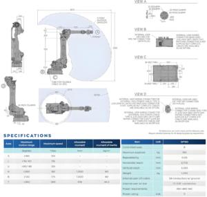 Bras de robot industriel avec tracker linéaire 180 kg, garantie 1 an, GP180 pour solutions de manutention et de soudage automatisées - Product Image 4
