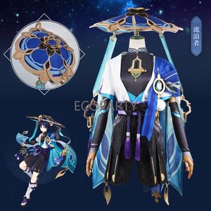 Pour Genshin Impact Anime Cosplay tenue pour filles Scaramouche Fatui Balladeer Kunikuzushi's soldats dispersés <span class=keywords><strong>Wanderers</strong></span> - Product Image 2