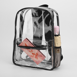 Transparent Pvc <b>Backpack</b> <b>Waterproof</b> Stadium Approved Secure Concert <b>School</b> Travel Shoulder Bag - Product Image 6