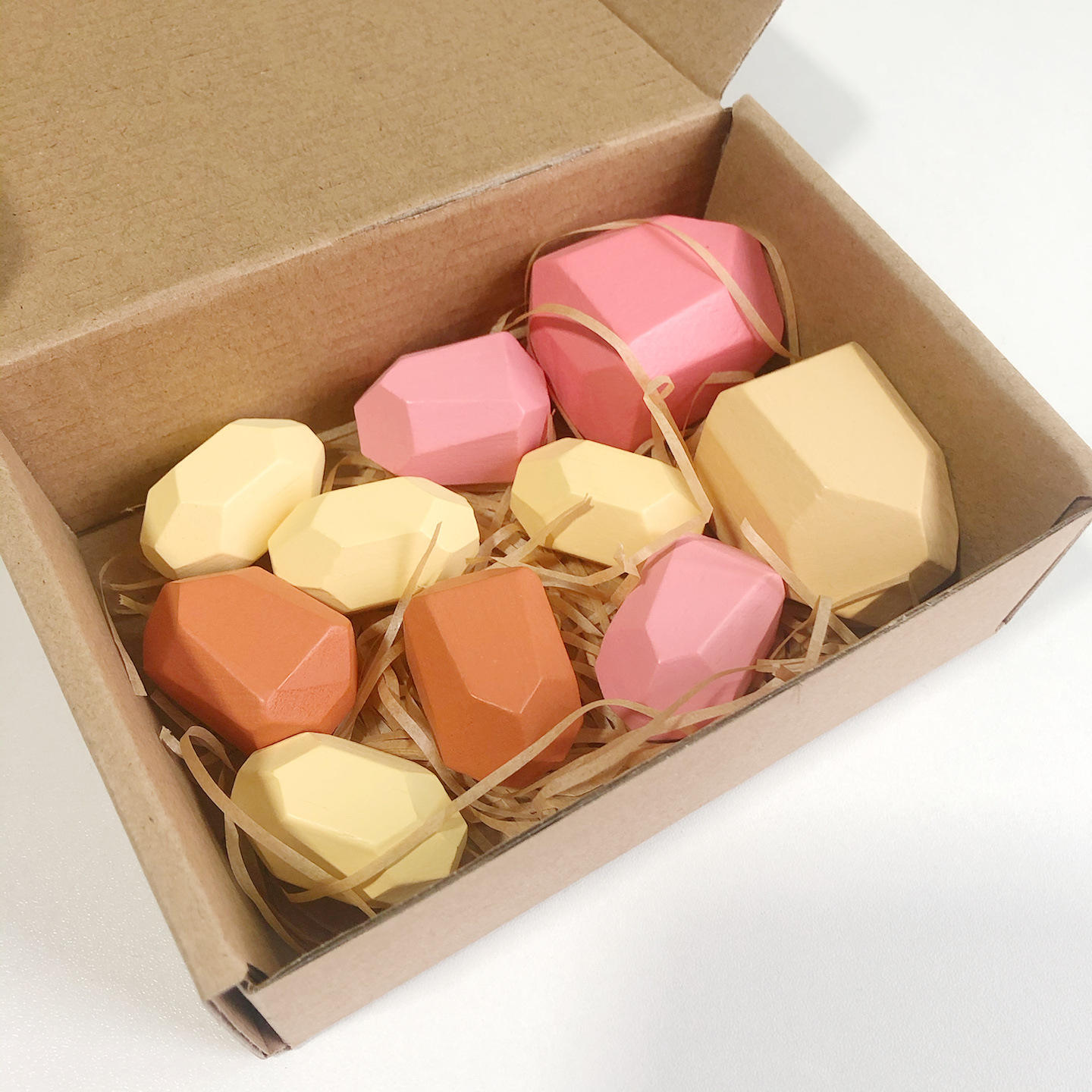 10 granos de color pino