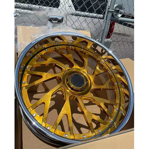 Vendita calda della fabbrica ruote forgiate ruote cromate cerchi concavi 22 24 26 28 ruote forgiate cerchi concavi cromati lucido ruote - Product Image 3