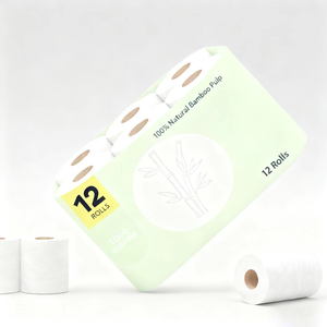 Carta Igienica in Rotolo Standard 100% Polpa di Bambù Vergine, 2/3/4 Strati, Assorbente, Ecologica, Morbida, Confezionata Singolarmente - Product Image 5